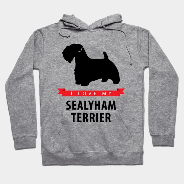 I Love My Sealyham Terrier Hoodie by millersye